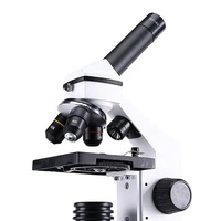 Microscope 2000x monocular straight tube with glass slide optical microscope science toy biology class