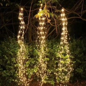 Guirnalda de luces LED blanco cálido para árbol, cortina, decoración colgante para bodas, días festivos, paisajes exteriores - Product Image 2
