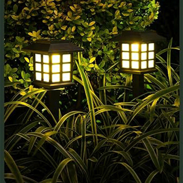 Outdoor Solar Small House Lamp LED Waterproof Decorative Courtyard Lawn Lamp Solar Garden Lamp
