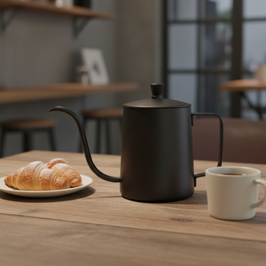 Bouilloire à café en acier inoxydable 304 à bec col de cygne pour un café filtre de précision, idéale pour la maison et le café - Product Image 5
