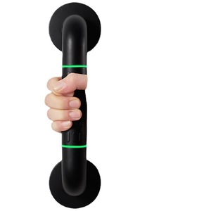 Barre d'appui noire pour salle de bain, capacité de charge de 200 kg, poignée antidérapante pour toilettes, pour personnes âgées et handicapées, style moderne - Product Image 5