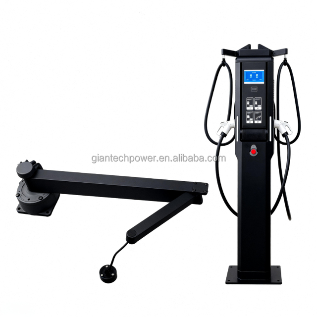 Cable Swing Arm EVSE NEW Fast EV Charging Station EV Charger Cable Management System 180 Rotation for CCS2 DC Fast EV Charger