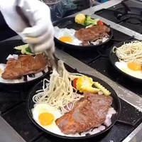 Piring Steak Jepang Besi Cor untuk Memasak, Laris Manis 2023