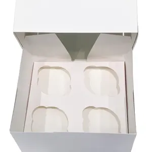 Cupcake-Box und Keks verpackung Macarn-Kuchen-Verpackungs boxen für Lebensmittel verpackungen