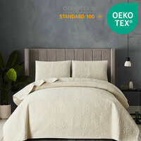 Set Sprei Kualitas Tinggi Motif Bunga Warna Solid Bahan Polyester untuk Tempat Tidur Queen Size, Dapat Dicuci Mesin, Termasuk Sarung Bantal, untuk Rumah.