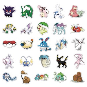 50pcs haute qualité téléphone portable découpé auto-adhésif vinyle PVC <span class=keywords><strong>Manga</strong></span> autocollant impression Anime autocollants - Product Image 4