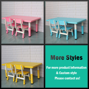 Trẻ em phim hoạt hình theo chủ đề nhựa nghiên cứu bảng và ghế đặt cho phòng ngủ hoặc phòng khách sử dụng - Product Image 3