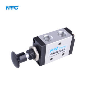 CR23310-10 <span class=keywords><strong>3</strong></span>/2 Manier 300 Serie Ventiel Lichaam Aluminium Cr Serie Handtrekklep Kleur Zwart Zilver Medium Gas 0 ~ 1,0 Mpa Nppc - Product Image 6