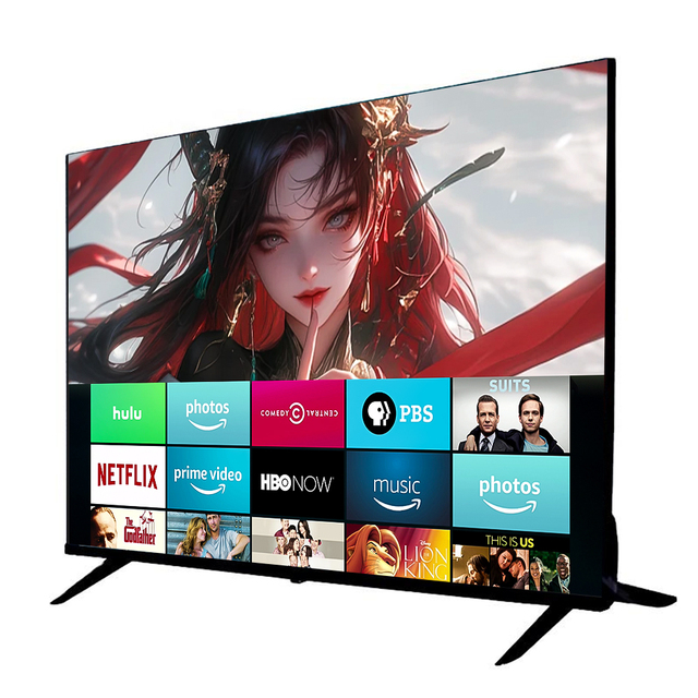 8K Smart TV 85/100/120 Inch Ultra-Large QLED HDR Android with Wi-Fi & USB Ports Black Hotel TV Quad-Core TV & 85-inch Television