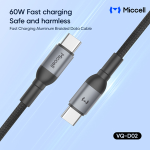 Câble USB C vers C Miccell en gros, durable, avec charge PD 60W et transfert de données 480 Mbps pour ordinateurs portables, tablettes et smartphones - Product Image 6