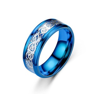Anillos Thick Titanium Steel Simples Clássico Black Gold <span class=keywords><strong>Silver</strong></span> <span class=keywords><strong>Plain</strong></span> Blank Finger Rings para Homens - Product Image 6