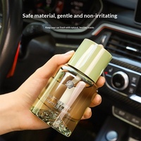 Diffuseur d'aromathérapie intelligent pour voiture, atomisation automatique, pulvérisation 120 ml, désodorisant en verre pour voiture, élimine les odeurs, diffuse l'arôme