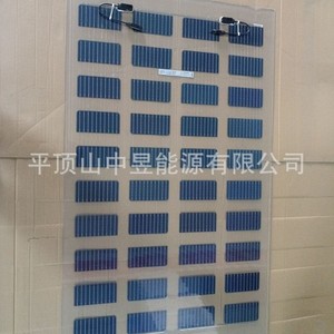 Bifacial Monocrystalline Solar <b>Panel</b> 160W 50% Transmittance 156.75mmx156.75mm For <b>Greenhouse</b> BIPV - Product Image 2