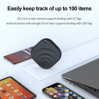 Localizador de Llaves Inteligente Inalámbrico de Doble Sistema para Apple Find My y Google Find My