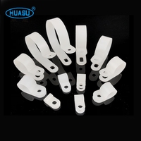 Serre-câbles en plastique de type R pour fils électriques / Clips de fixation pour câbles