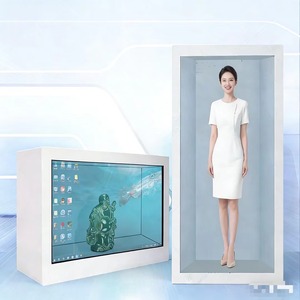 YINGTOUCH Écran tactile capacitif vertical transparent holographique blanc 16:<span class=keywords><strong>9</strong></span> de <span class=keywords><strong>75</strong></span> pouces pour conférences de presse et expositions - Product Image 2