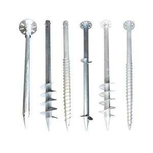 Construcción de marco de madera, punta de tierra metálica para la construcción de cimentación blanda - Product Image 3