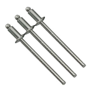 Testa a cupola rivetti ciechi scatola 3.2x12.7mm estremità aperta in acciaio inox 304 Pop ciechi rivetti 1/8X1/2 scatola DIN7337 - Product Image 1