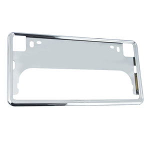 Cadre de plaque d'immatriculation en métal standard américain, chromé électrolytique, support de plaque d'immatriculation de luxe pour voiture - Product Image 3