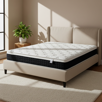 Matelas pleine grandeur ultra confortable et fiable à soutien ferme avec ressorts Matelas hypoallergénique facile à installer