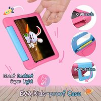 Nueva Tablet Infantil de 7 Pulgadas con Android 13.0, 3GB de Memoria, USB Tipo-C, Procesador Intel de 1.2GHz, Educativa, Wi-Fi, Funda de Silicona Resistente a Golpes