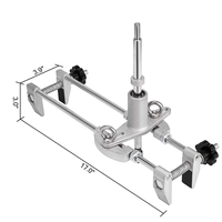 Ouvre-trou pour serrure de porte en bois, kit de gabarit pour mortaiser les portes, outil de rainurage pour serrure de porte en bois, localisateur précis pour l'installation de serrures de porte