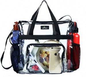 Bolsas de Compras de PVC Impermeables Personalizadas y Económicas para Gimnasio y Deportes, Bolsa Transparente con Logotipo Impreso - Product Image 1