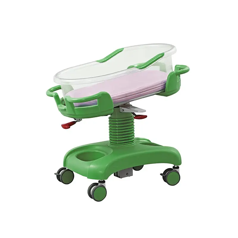 Chất Lượng Cao Trẻ Sơ Sinh Thủy Lực Bé Cot Movable ABS Nhựa New Born Bé Giường Cho Bệnh Viện Sử Dụng