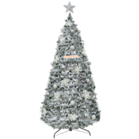 Premium Hochwertiger Künstlicher Pop-up Weihnachtsbaum 180 cm, Dekoriert und Aufstellbar für Festliche Heimdekoration