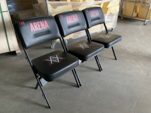 Chaises de stade pliantes rembourrées en métal, de haute qualité, portables, pour gymnases, arènes, bureaux, écoles et sports – Vente en gros à prix abordable - Product Image 2