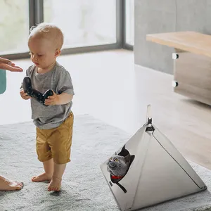 Cat Kennel dobrável para gatinho interior ou cães pequenos