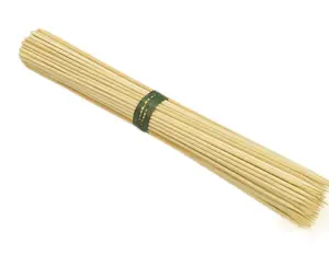 Bamboo Stick Skewer Bamboo Marshmallow Roasting Sticks 36 Inch 6mm Thick Extra Long Skewers For BBQ