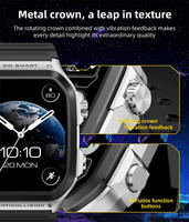 Reloj Inteligente Deportivo HD IDS06 con Pantalla TFT, Correa de Silicona, Resistente al Agua, Llamadas Bluetooth, GPS, Oxímetro, Brújula, Monitor de Salud, Asistente de Voz con IA