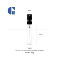 Atomizador de Perfume de Viaje Mini de 2 ml, 1.5 ml, 5 ml, Frascos de Vidrio para Muestras de Perfume, Envase para Perfume