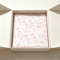 Papier de soie transparent personnalisé au prix d'usine, papier d'emballage pour vêtements et cadeaux, logo personnalisé disponible, emballage de vêtements en papier de soie