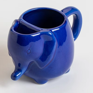 Vente en gros de tasses à café en céramique 3D en forme <span class=keywords><strong>d</strong></span>'éléphant de dessin animé avec porte-sachet de thé, boîte cadeau pour la maison, le bureau, cadeau - Product Image 2