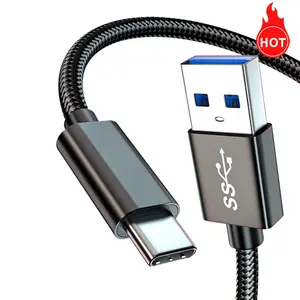 Factory Customized USB 3.0 Type C Cable 1M / 1.5M / 2M Charging Data Transfer USB Cable Type C to USB Cable