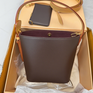 Logo personnalisable luxe mode ancien modèle sac seau design simple épaule sac à bandoulière grande capacité sac pour femmes - Product Image 4