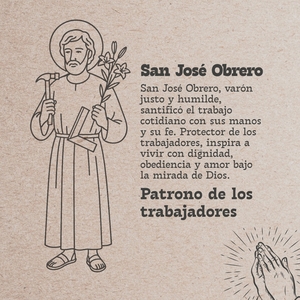 Saint Joseph il lavoratore portachiavi in legno elegante collana con ciondolo Fine portachiavi - Product Image 4