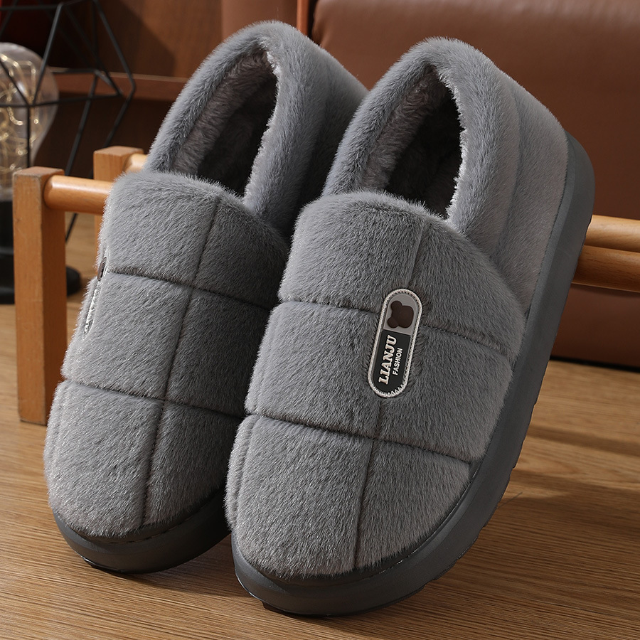Chaussures Eva grande taille en coton gris