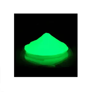 Çok fonksiyonlu mavi yeşil yüksek hafif parlamalı karanlık toz fosforlu uzun süre kalıcı aydınlık neon zemin boyası pigment
