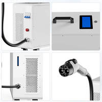OLINK Nouvelle station de recharge mobile portable DC à entrée 380V, sortie 20kW-40kW CCS2 GBT, chargeurs rapides pour voitures électriques