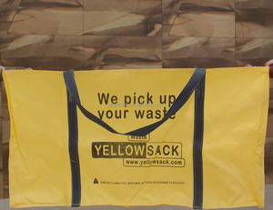 Gelbe 2 Yard 3 Yard <span class=keywords><strong>M</strong></span>üllsäcke PP Gewebte Bauschutt-Sammelbeutel Garten-Abfallcontainer Skip Bag für Abfallentsorgung Recycling - Product Image 3