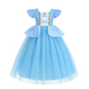 Robe de princesse style <span class=keywords><strong>Belle</strong></span> <span class=keywords><strong>au</strong></span> <span class=keywords><strong>bois</strong></span> <span class=keywords><strong>dormant</strong></span> pour filles 2026, robe de spectacle d'Halloween - Product Image 1