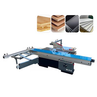 Scie à panneaux à table coulissante G&A R32 haute précision, largeur de coupe 3200 mm, 5,5 kW, 1200 mm, moteur 380 V, pour le travail du bois industriel