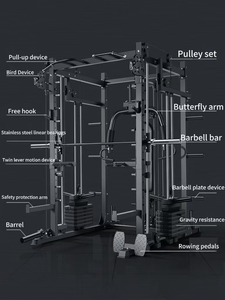 Chất Lượng Cao Thiết Bị Tập Thể Dục Đào Tạo Toàn Diện Đa Phòng Tập Thể Dục Điện Giá Squat Đứng Phòng Tập Thể Dục Maquina Smith Máy - Product Image 4