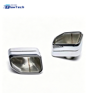 Puntas de escape negras de acero inoxidable 304 para BMW X3 G01 X4 G02 M40i 25i 30i, estilo OEM cuadrado, tubo de escape de repuesto - Product Image 4