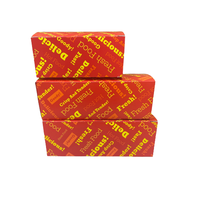 Boîtes d'emballage alimentaire de luxe logo personnalisé en gros Frites Chips Burger Poulet Boîtes d'emballage en papier couché