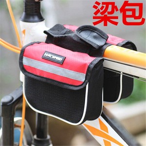 Bolsa para cuadro de bicicleta, bolsa para tubo superior de carcasa blanda, impermeable, para equipo de ciclismo, negro, rojo, azul - Product Image 4