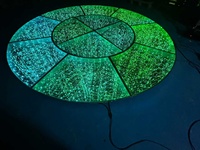 Plancher de danse en verre LED DMX 50*50cm